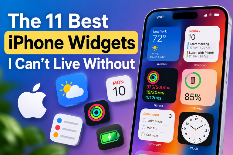 The 11 Best iPhone Widgets I Can't Live Without